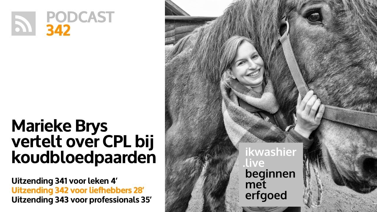 CPL bij trekpaarden en koudbloedras -2- voor liefhebbers - Marieke Brys - Beginnen met erfgoed 342