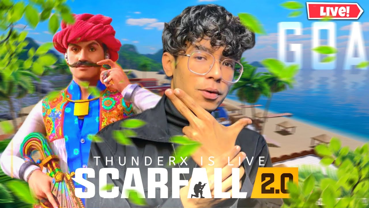 🔴 ScarFall 2.0 LIVE &mdash; SAMRAT Rank Intense Battles! | Indian Battle Royale 2025 | iOS + Android 🔥