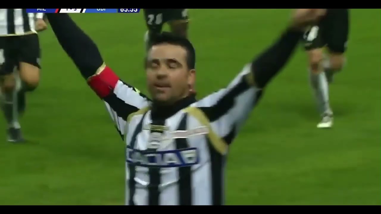 Serie A 2010/11 Udinese 3-5-2 FW ⑦アレクシス・サンチェス（Alexis Sánchez Sánchez) vs AC Milan(後半)