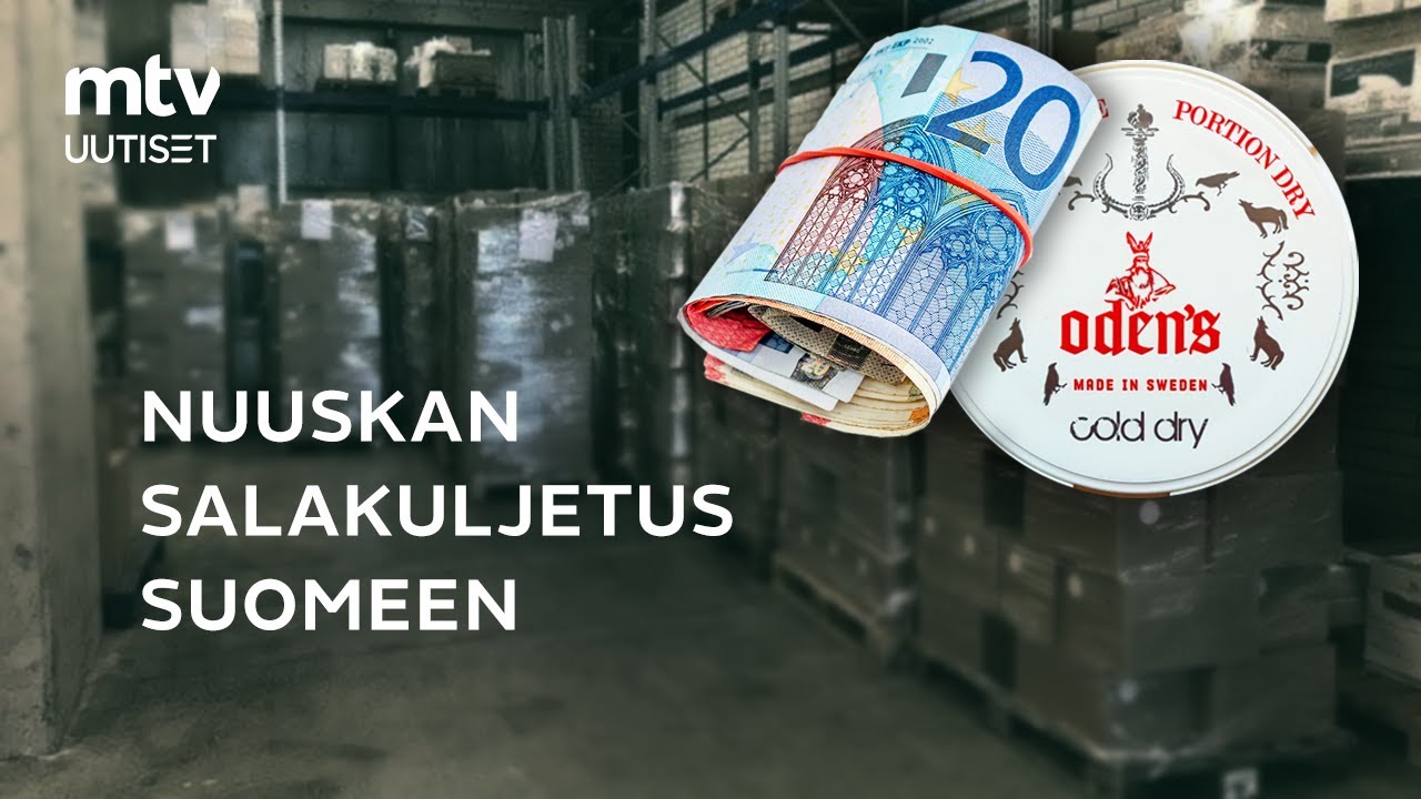 Nuuskan salakuljetus on ammattimaistunut I Rikospaikka