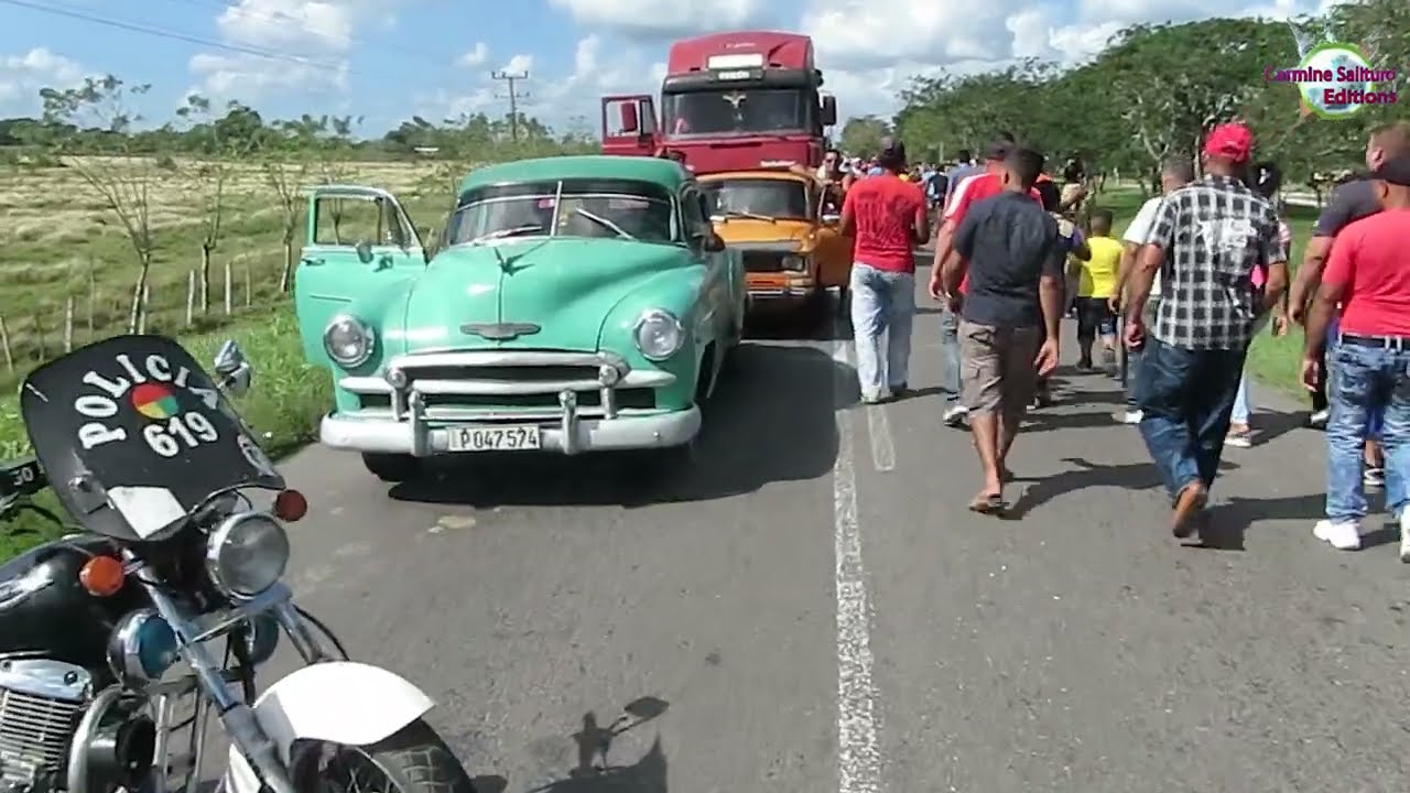 Cuba, accidente de carretera, lo que pasó en una carretera cubana
