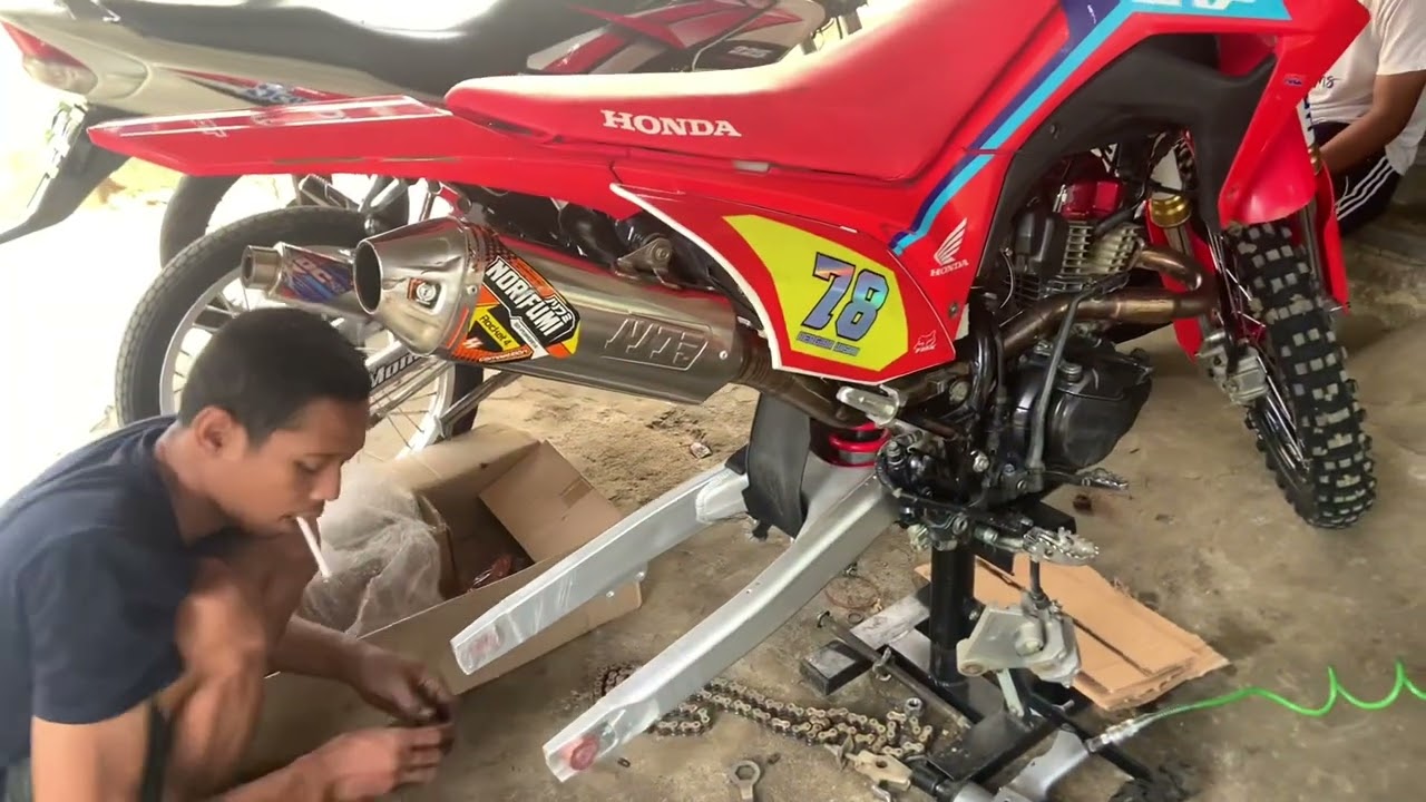 Pasang Swing Arm Bpro PNP Crf150l