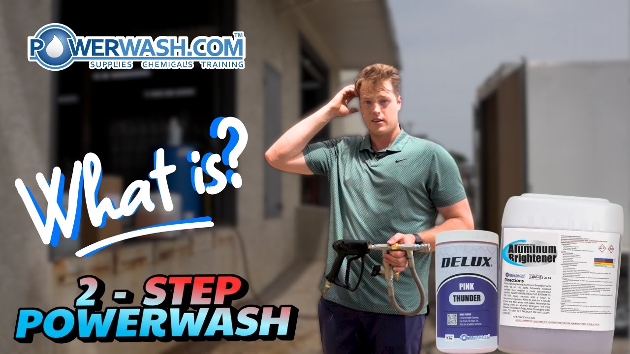 2 Step Power Washing Method