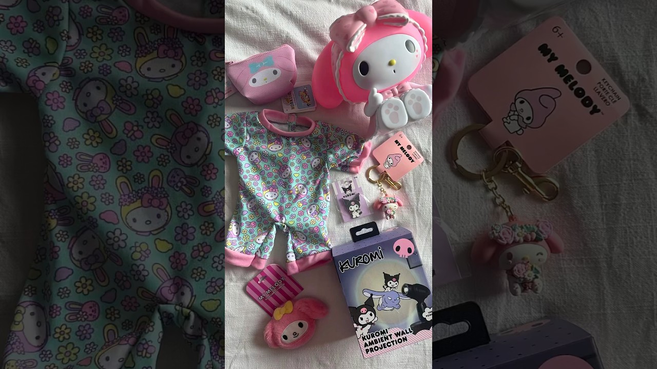 Sanrio Hello Kitty My Melody Kuromi Haul #sanrio #kuromi #mymelody #hellokitty #sanriocharacters
