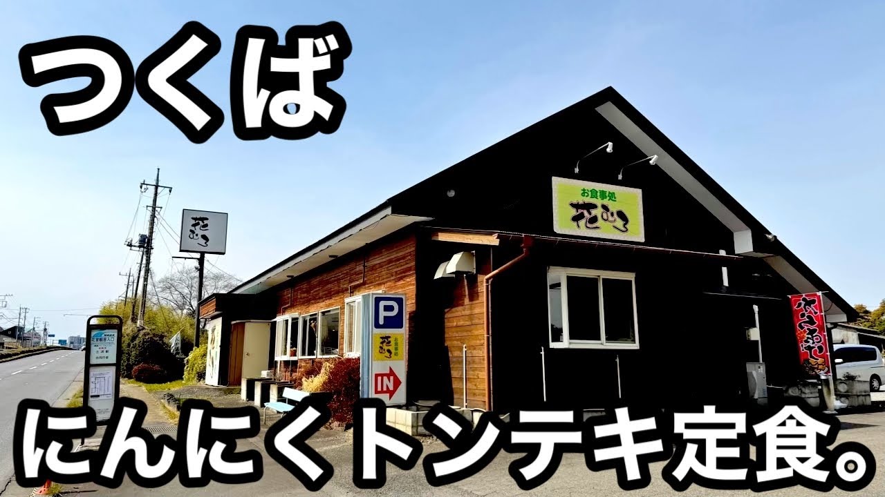 つくば）スタミナ満点！肉厚トンテキ定食。素揚げにんにくたっぷり。