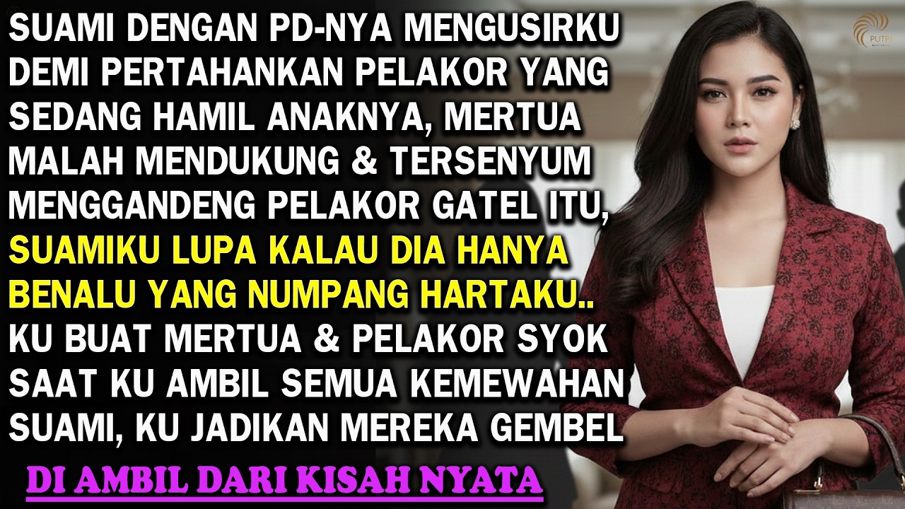 KISAH RUMAH TANGGA❗ DEMI PERTAHANKAN PELAKOR SUAMI TEGA MENGUSIRKU, NAMUN ESOKNYA KU BUAT MENYESAL