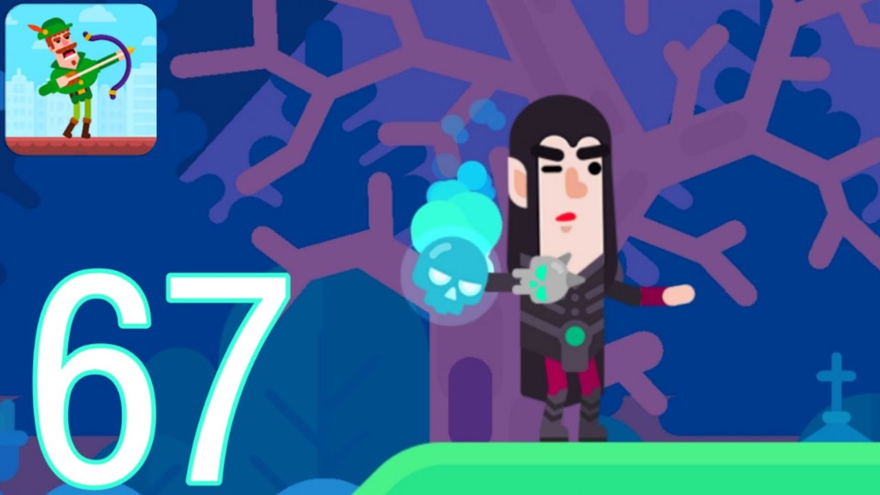 Bowmasters Gameplay Walkthrough Part - 67 Dark Mage (iOS,Android)