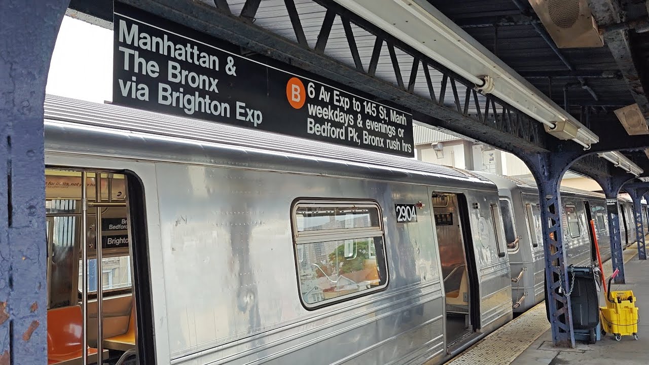 NYC Subway IND R68 (B) Train Full Ride From Brighton Beach to Harlem-145 Street