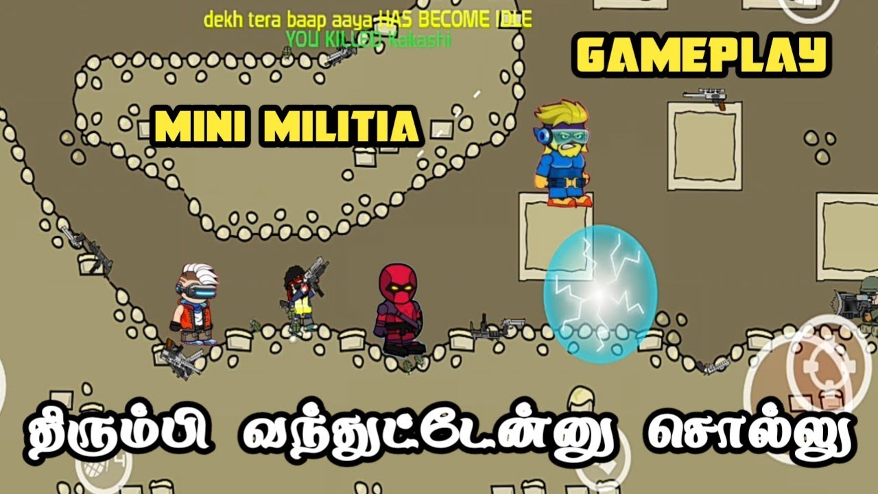 Mini Militia Gameplay in Tamil | திரும்பி வந்துட்டேன்னு சொல்லு | Gaming Rockers