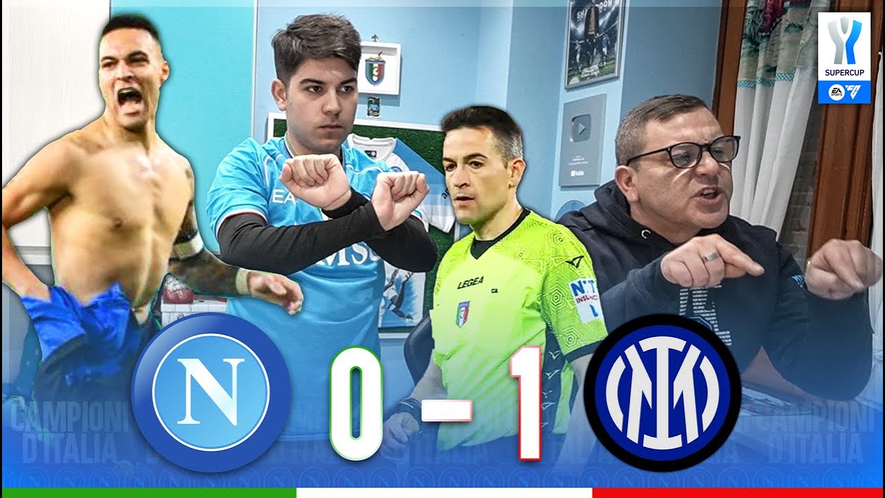 RUBATA!! VERGOGNA... NAPOLI-INTER 0-1 | LIVE REACTION NAPOLETANI