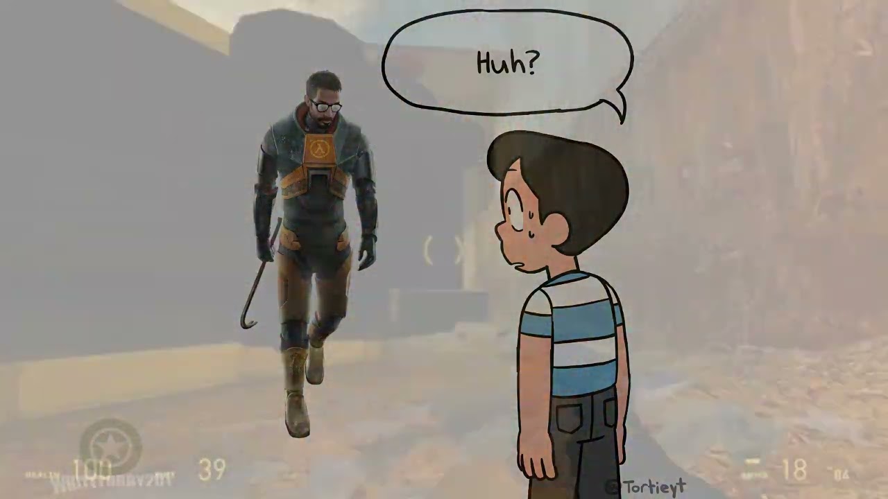 We're from the future meme (Half Life 2)