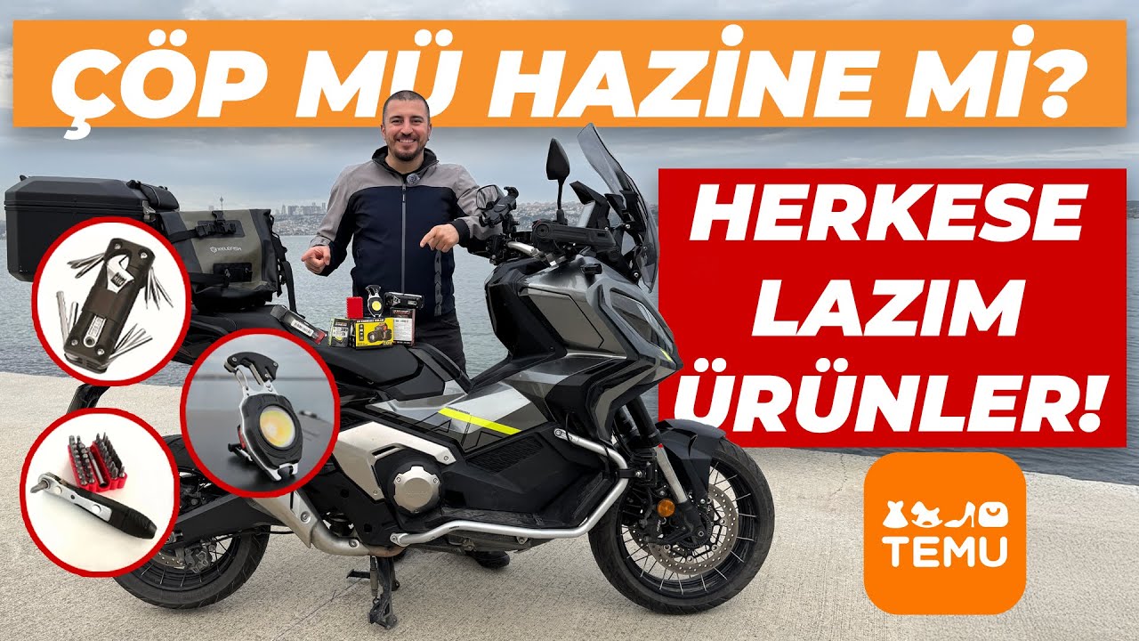 TEMU'dan Efsane Motosiklet ve Kamp Ürünleri Aldım