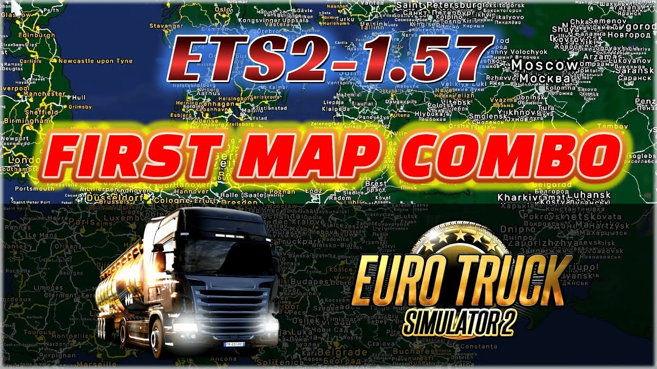 ETS2 1.57 FIRST MAP COMBO | First Update | PROMODS, RUSMAP, AUSTRALIA MAP AND MORE