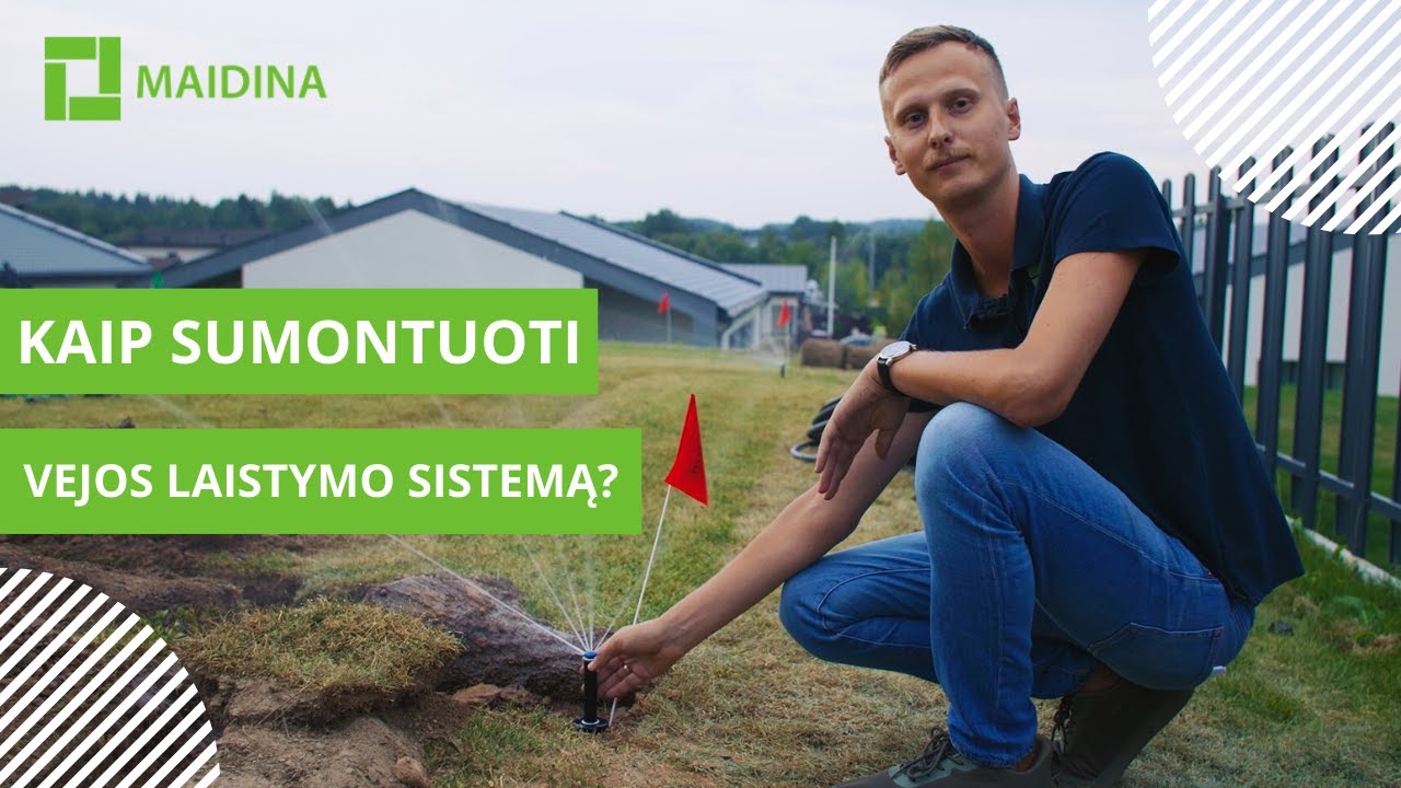 Automatinė vejos laistymo sistema | Pasidaryk pats