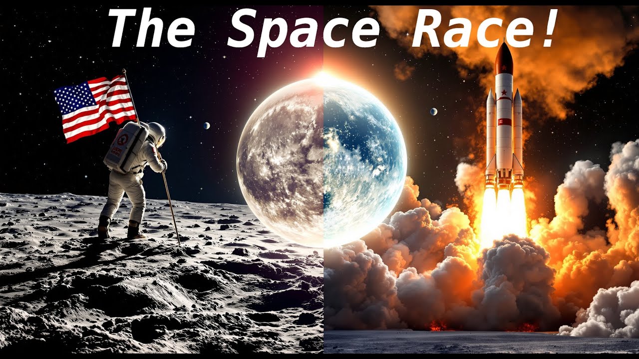 🚀The Space Race for Kids | Who Got to the Moon First?