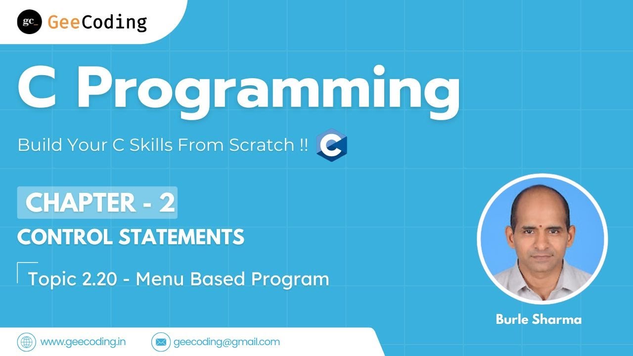 2.20 – Menu Driven Arithmetic Program | Logic Building & Edge Case Thinking