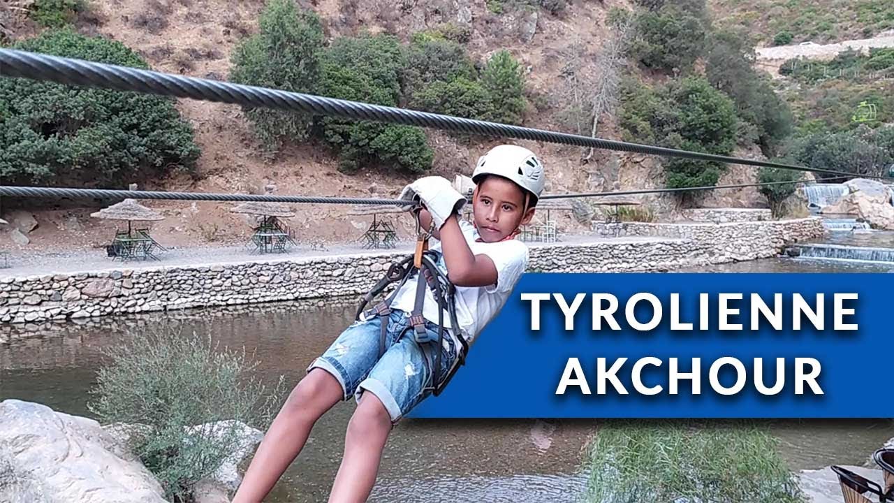 La tyrolienne d'Akchour