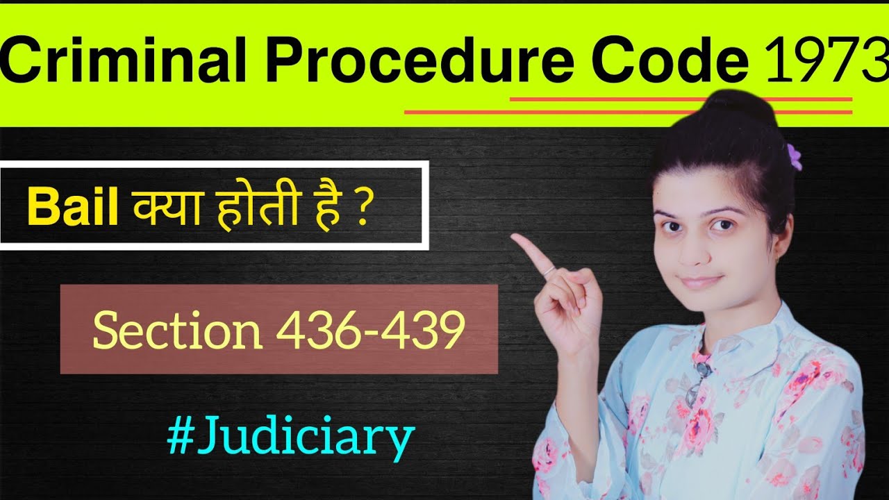 Bail Provision under Crpc 1973 | Crpc 1973 Section 436 To 439 | #judiciary