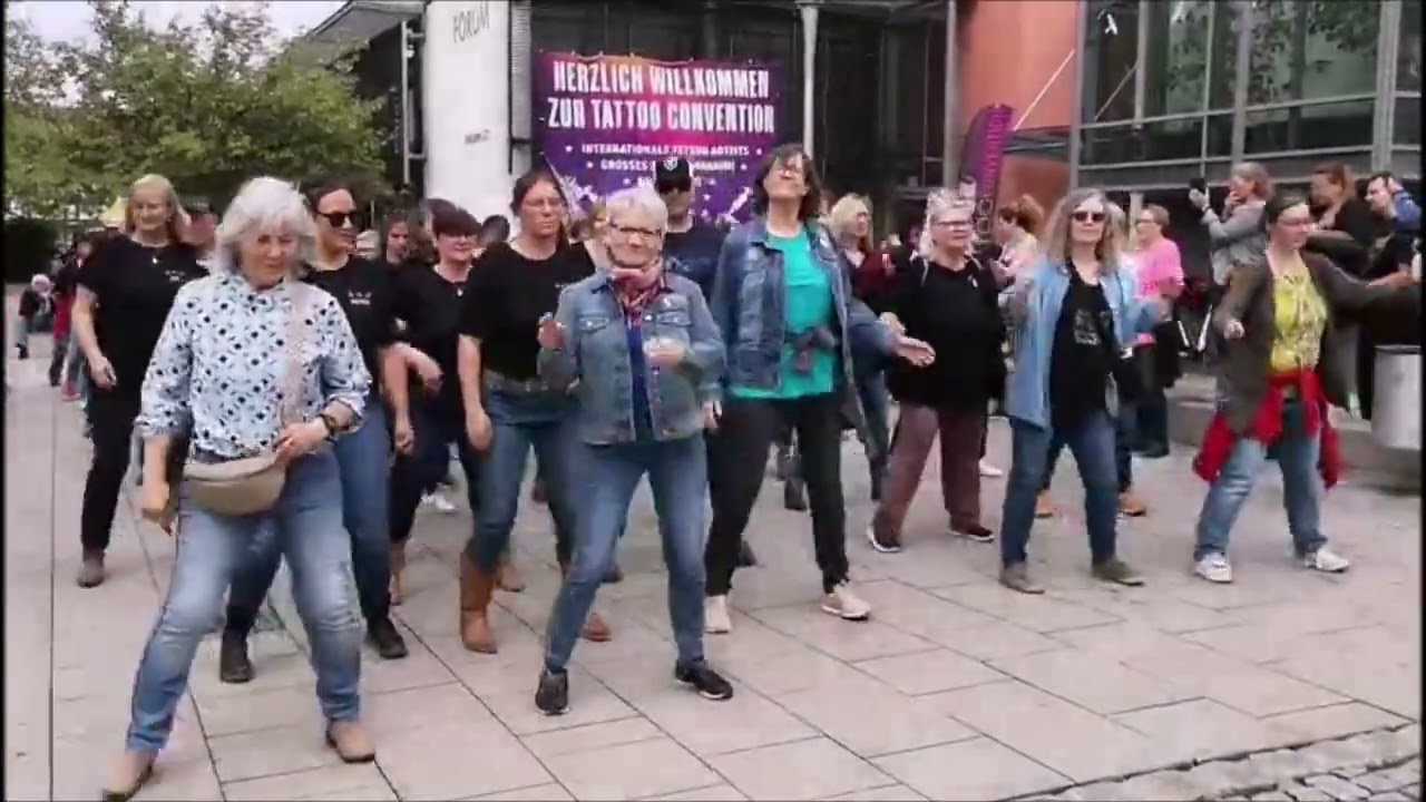 Internationaler Linedance Flashmob 2025  - Mindelheim Hot Heel Dancer - A Bare Song
