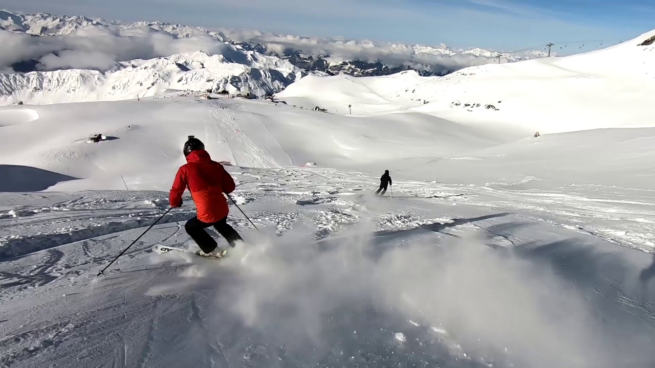 La Plagne ski guide: Bellecote glacier, Jan 2019