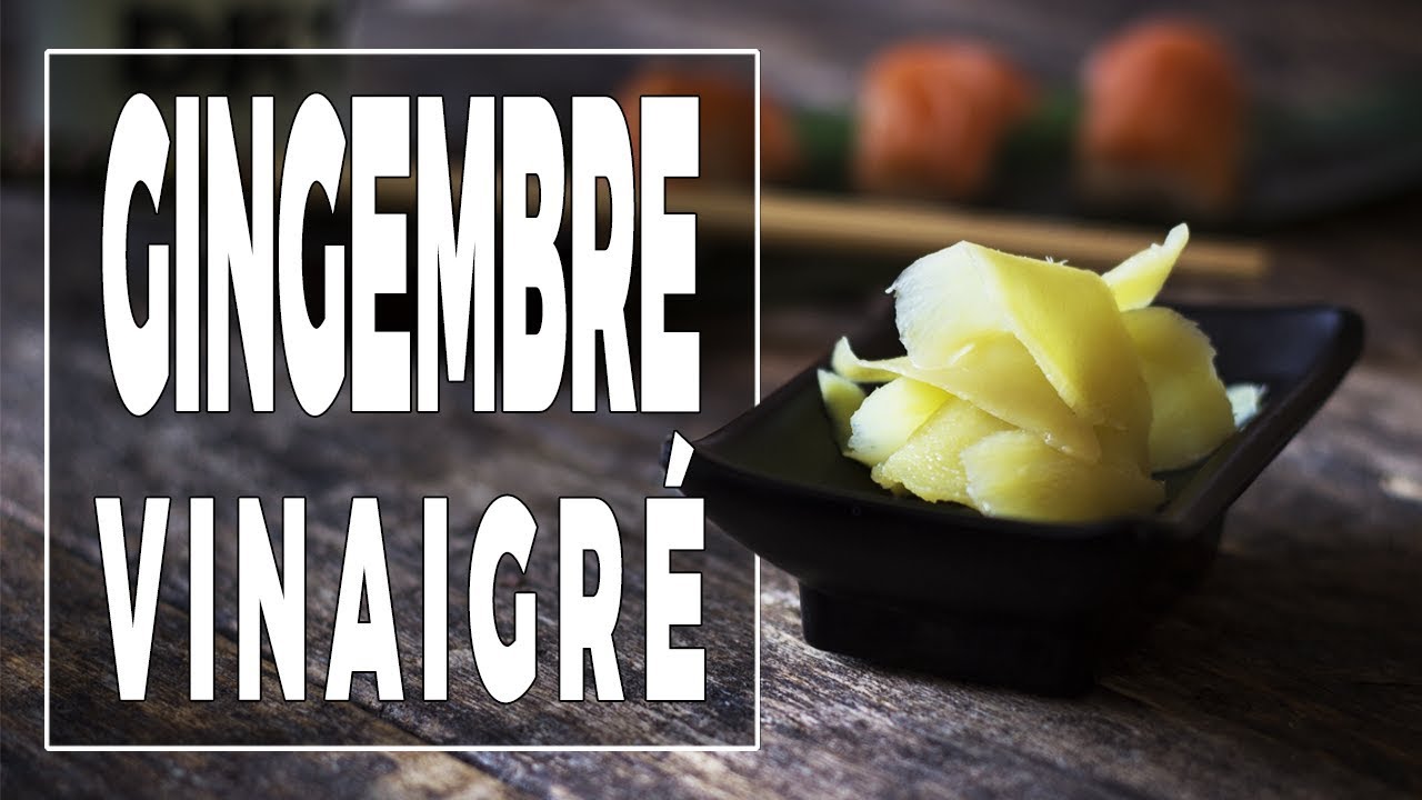 Gingembre vinaigré - Recette japonaise - Le Riz Jaune