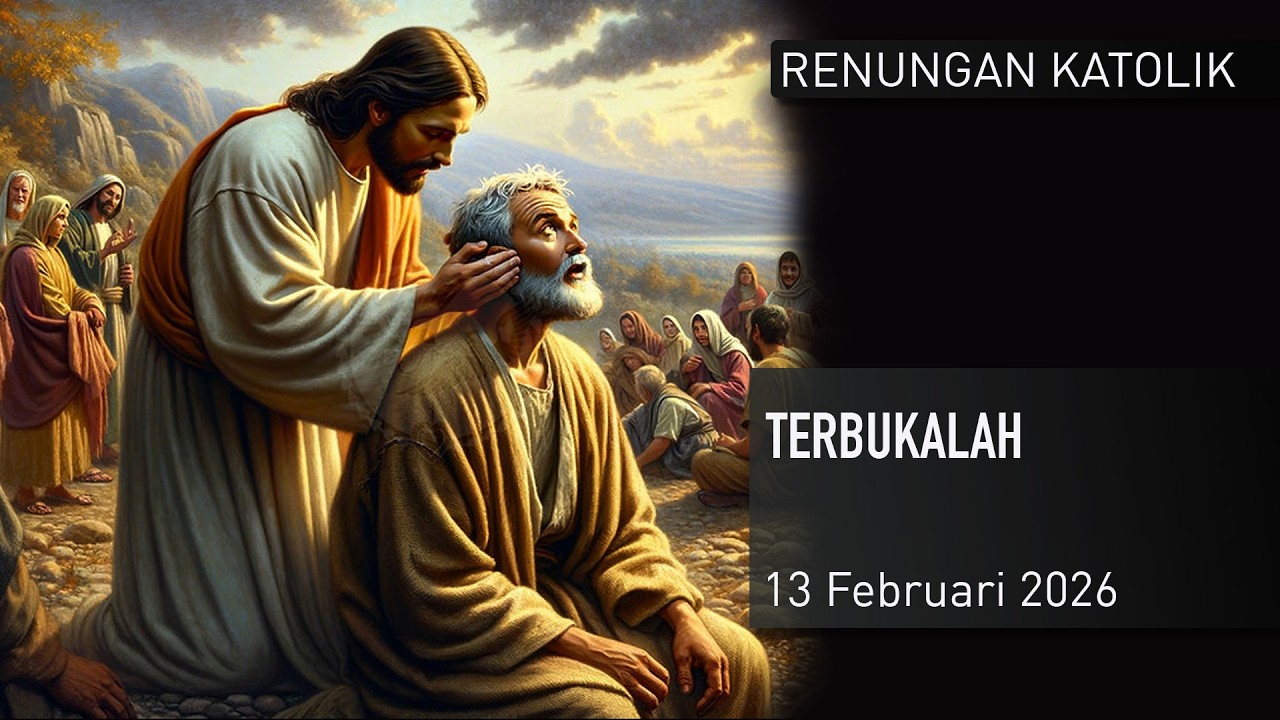 Renungan Katolik 13 Februari 2026 Terbukalah