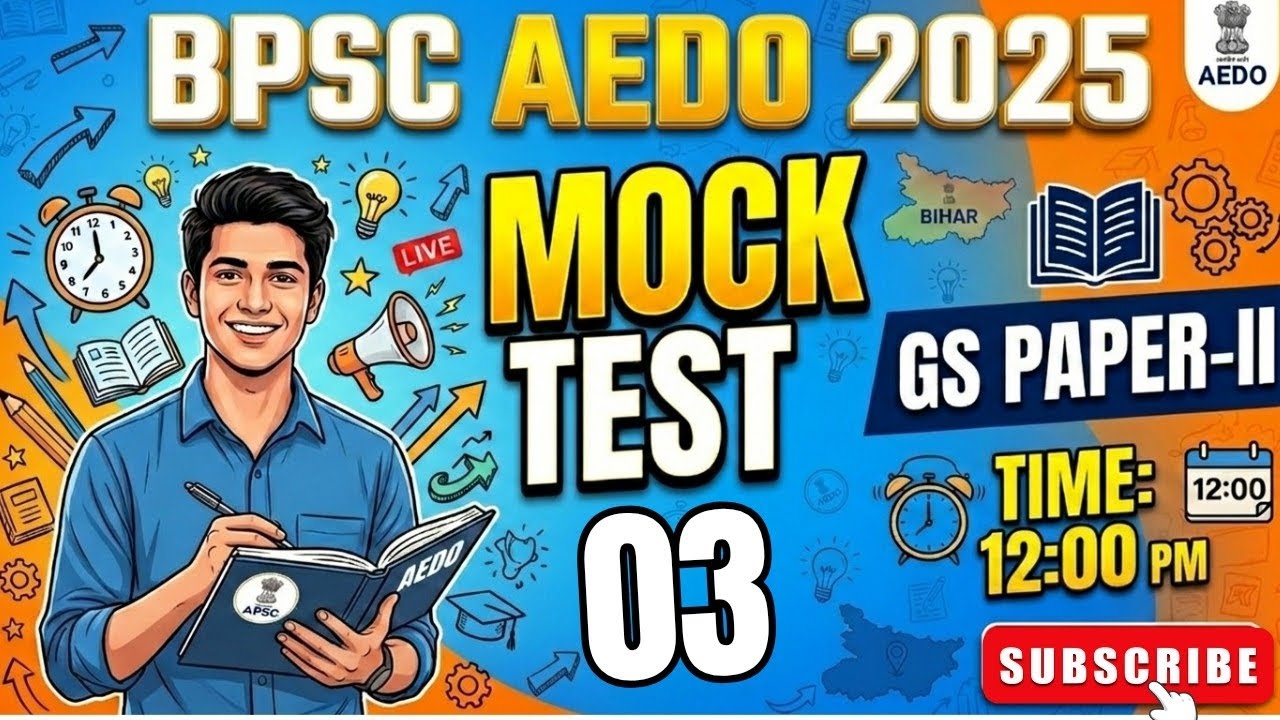 BPSC AEDO EXAM 2025 | BPSC EXAM | GK/GS PREPARATION | BY ABHAYASH ACADEMY #aedovacancy2025 #bpsc 