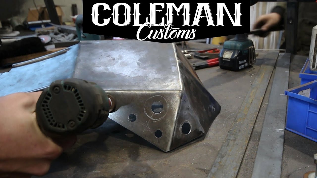 Budget Scrambler Build Ep6 | Custom Bashplate! (Using Dimple Die)
