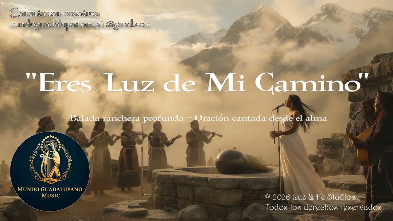 ERES LUZ DE MI CAMINO | Balada ranchera profunda — Oración cantada | Mundo Guadalupano Music