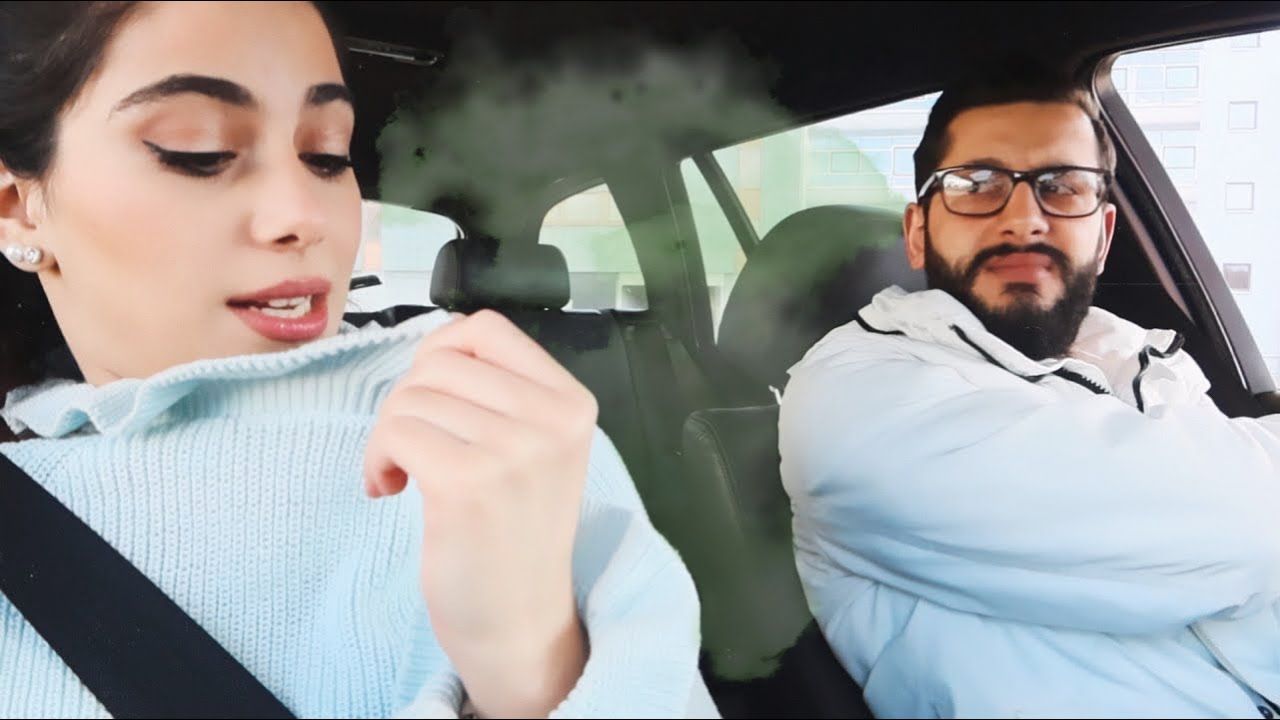مقلب الريحة الكريهة بزوجي (ضحك مووت😂)