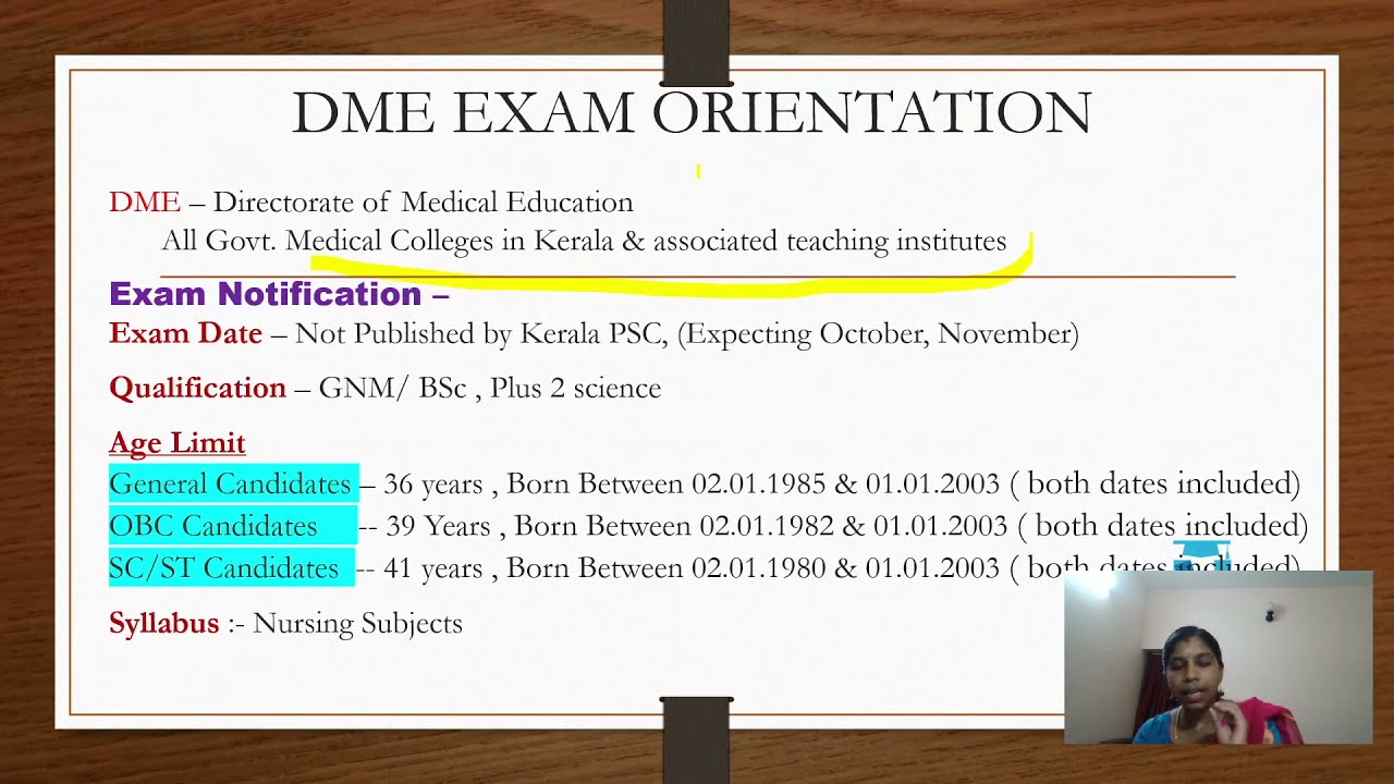 ALL YOU WANT TO KNOW ABOUT KERALA PSC DME STAFF NURSE EXAM RECRUITMENT NURSING LIVE SCHOLARSHIP EXAM