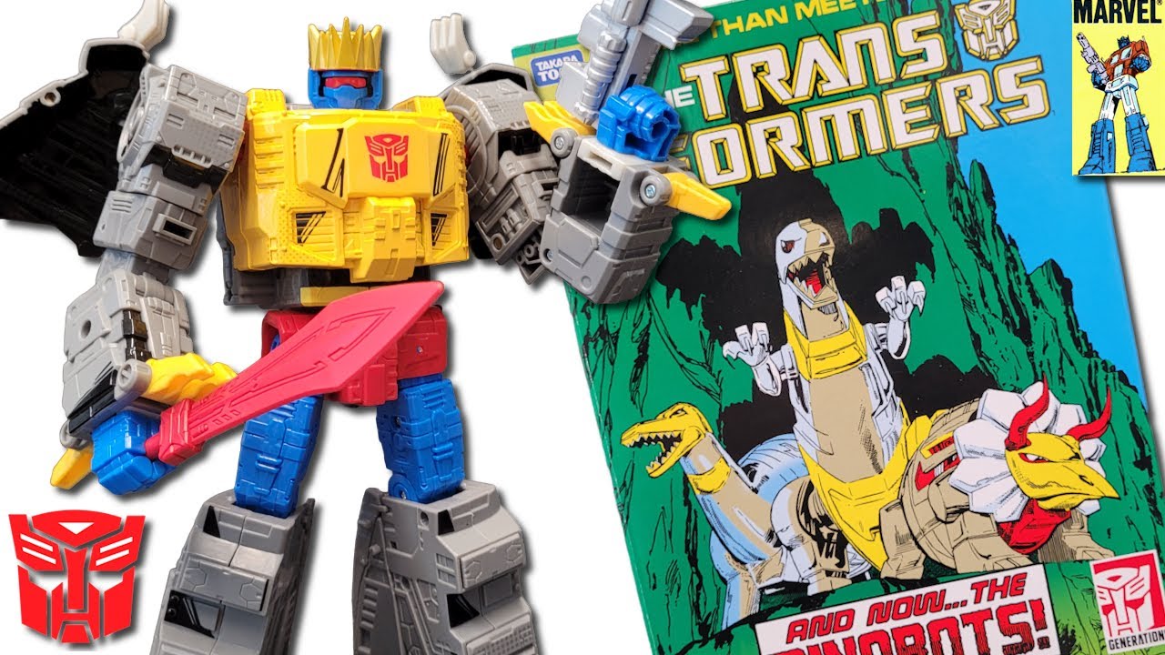 What a dirty way to sell Dinobot swords... oh and Comic-verse Grimlock