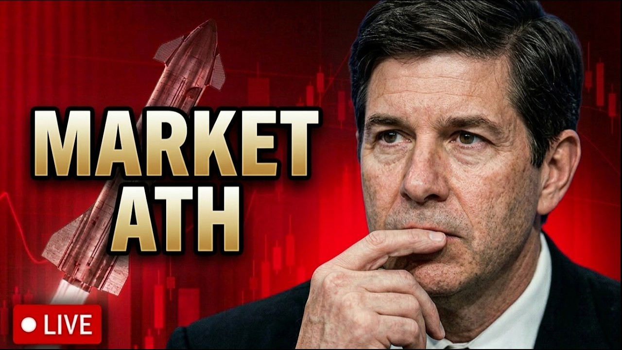 🔴MARKET ATH, SPACEX RIPS, BTC & GOLD BOUNCE, NASDAQ 31K?! | LIVE TRADING