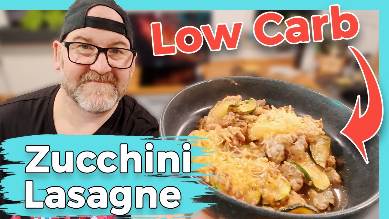Zucchini Lasagne ohne Nudeln – Low Carb Rezept mit Hackfleisch & Käse