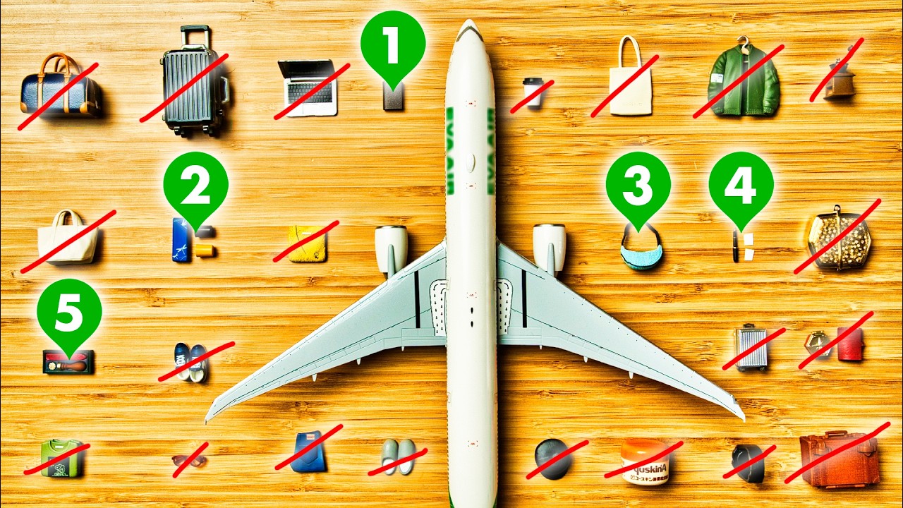 My 5 MUST-PACK items (after 300+ flights)