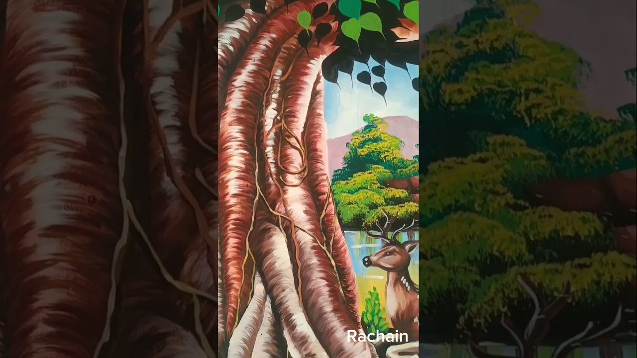 งานวาดมือ วัดเกาะเสือศรัทธาธรรม ประจันตคาม ปราจีนบุรี