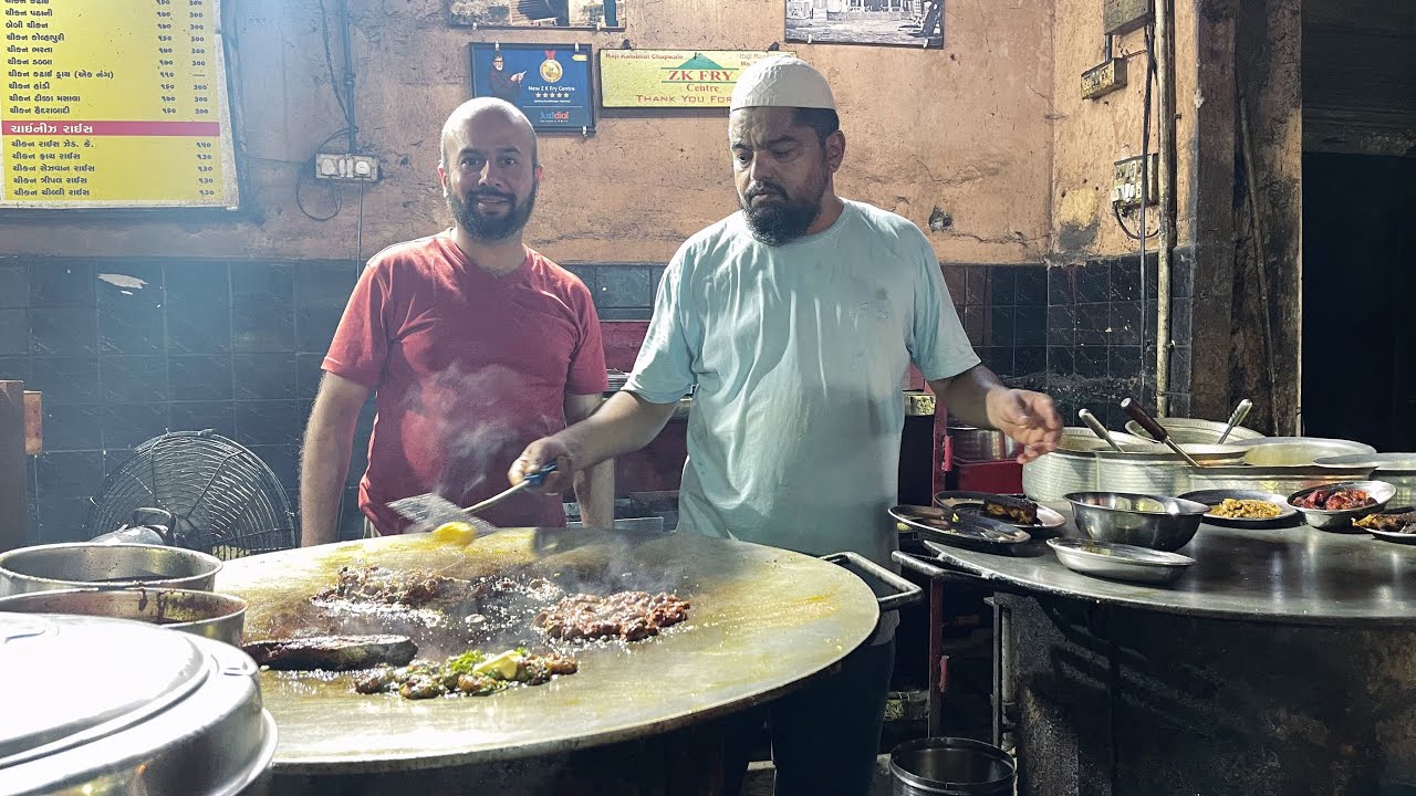 BHATIYAR GALLI AHMEDABAD NON VRG PARADISE | ZK FRY CENTRE BHATIYAR GALI KE TAWA PRAWNS MAZA AAGAYA