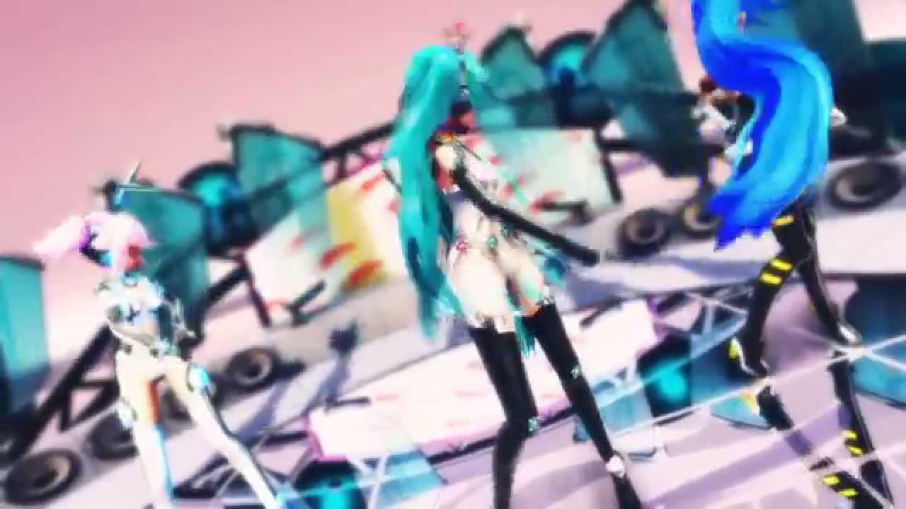[MMD] Shake It! - Digitrevx fun (Miku, Nanoko, Senmei, Ani, Misaki)