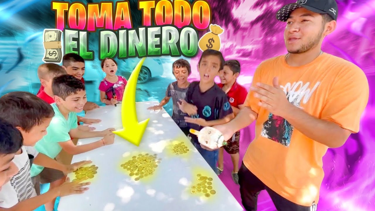 JUGANDO AL “TOMA TODO” EXTREMO CON LOS SOÑADORES 😎/ QUIEN GANÓ MÁS DINERO?💰 / Grillo La Duda
