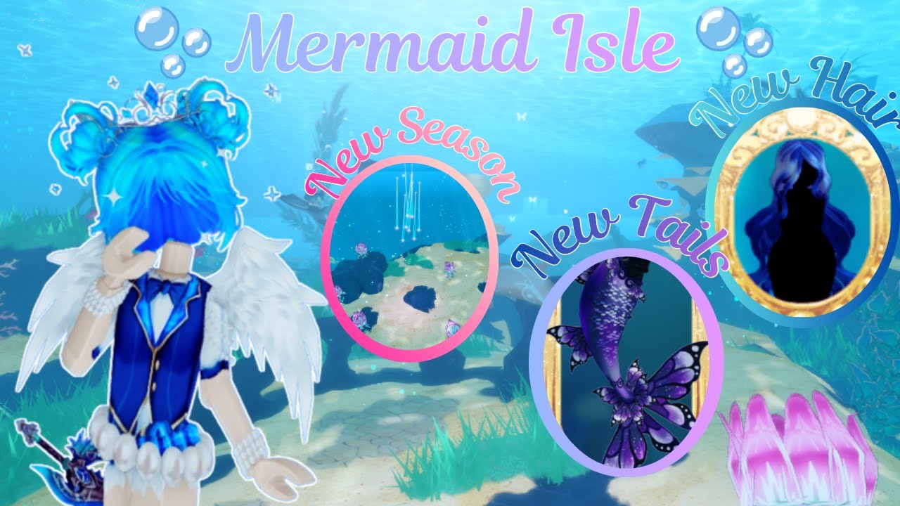 {MERMAID ISLE} NEW SET/HAIR/TAILS! | ROBLOX RECCOMMENDED GAMES
