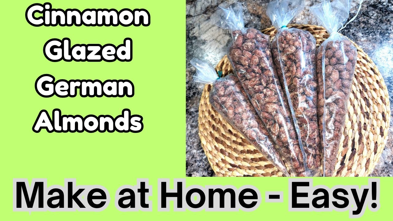 Learn how to make Cinnamon Glazed German Roasted Almonds just like you get at fairs and festivals!