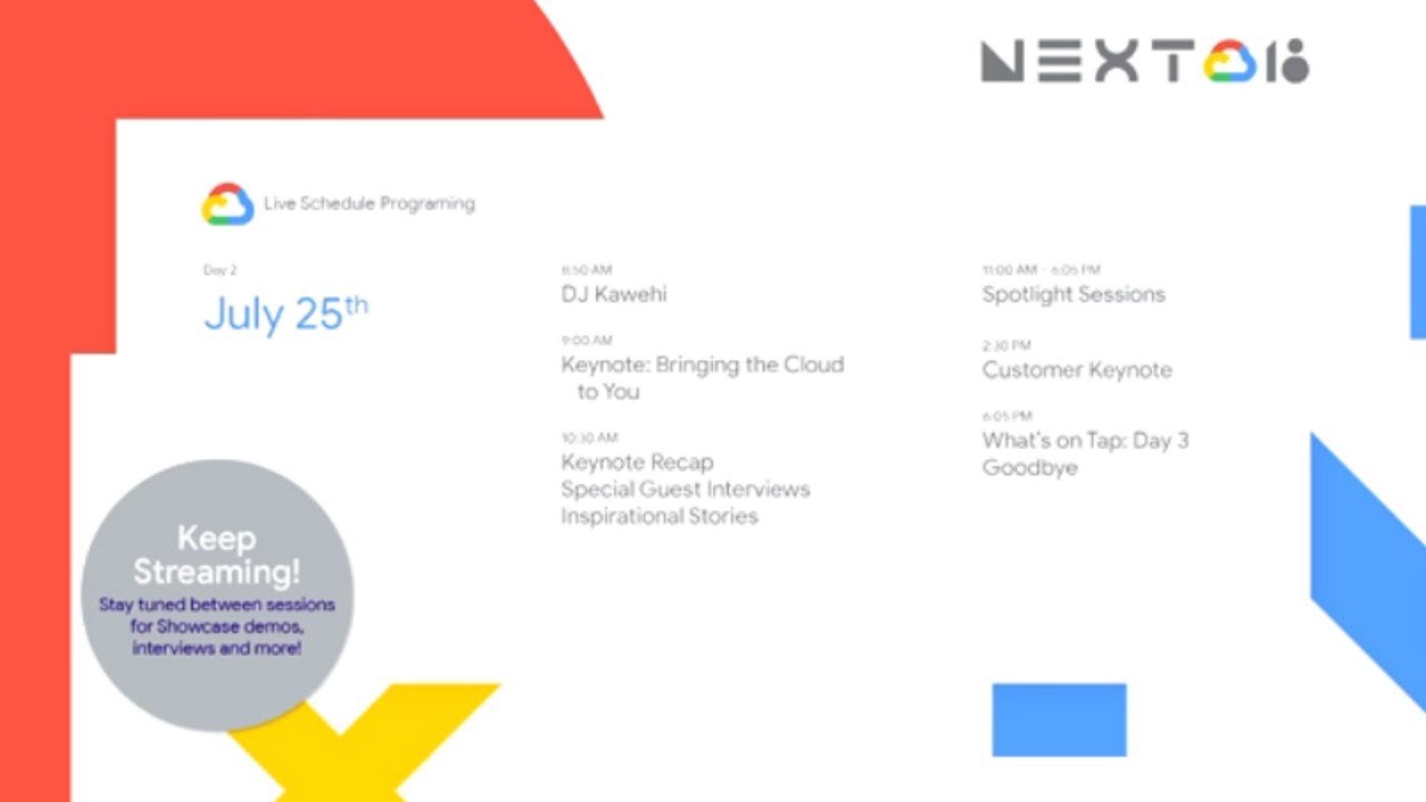 Google Cloud Next '18: Day 2 Next Live Show