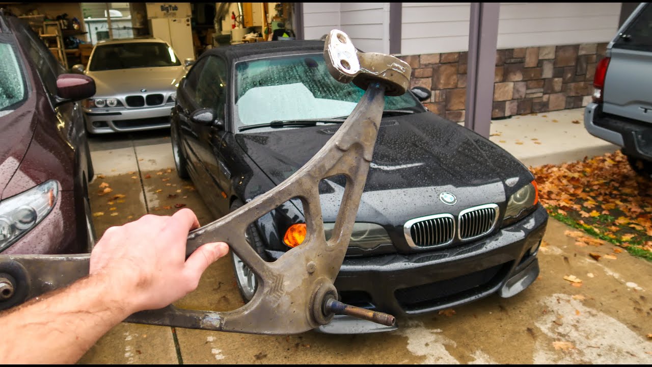 Как заменить передние рычаги подвески BMW E46 M3
