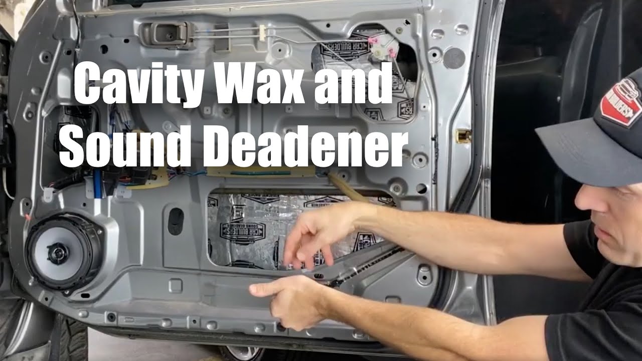 Can I Use Sound Deadener if There is Cavity Wax?