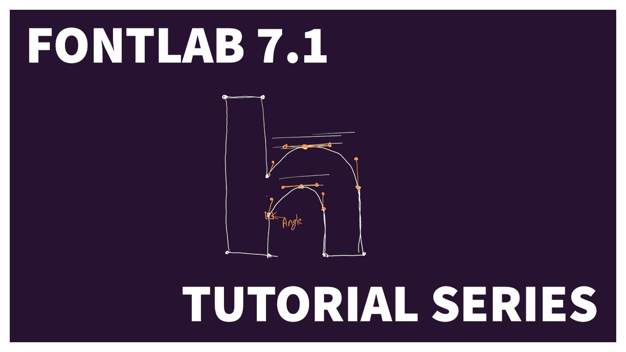 FontLab 8 Beginner Tutorial 2 : How to draw letter-forms