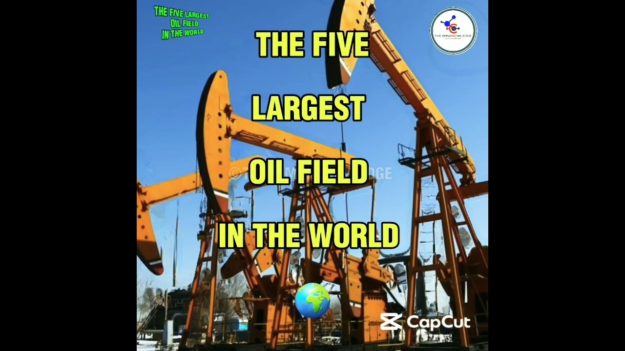 The five largest oil fields in the world 🌍| The Omniknowledge ✨#largestoilfields #oilfield #shorts