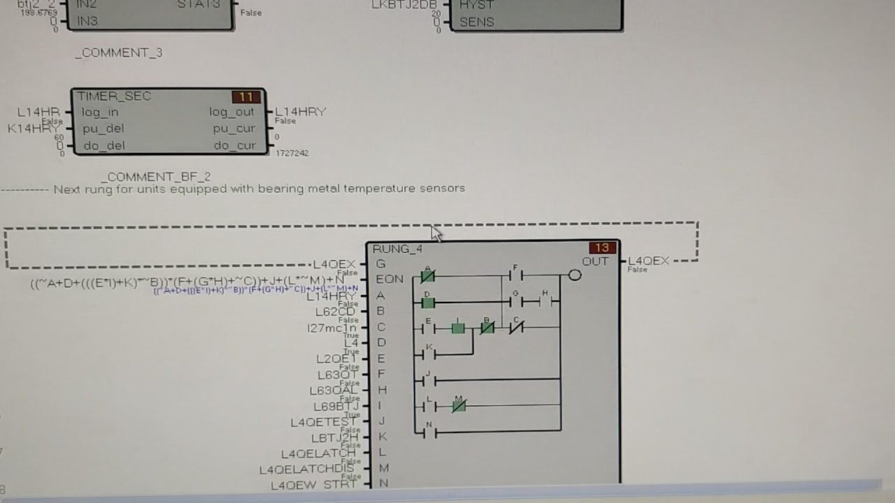 GE Gas turbine EOP DC logic