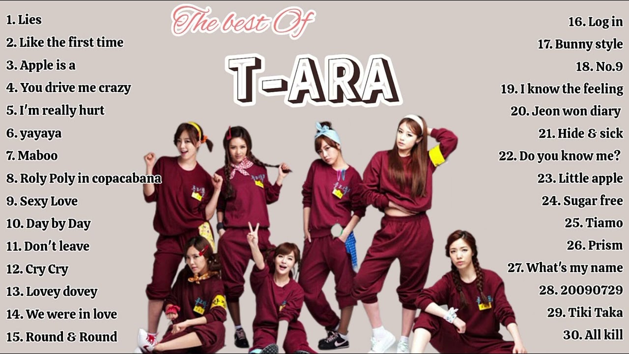 Best song Of T-ARA 2009-2021 || Update 2024 !!!   #kpop