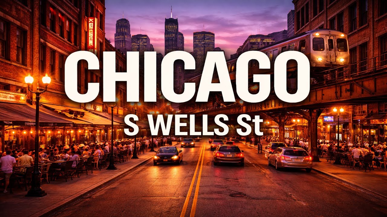 Driving Through Chicago POV | S WELLS St