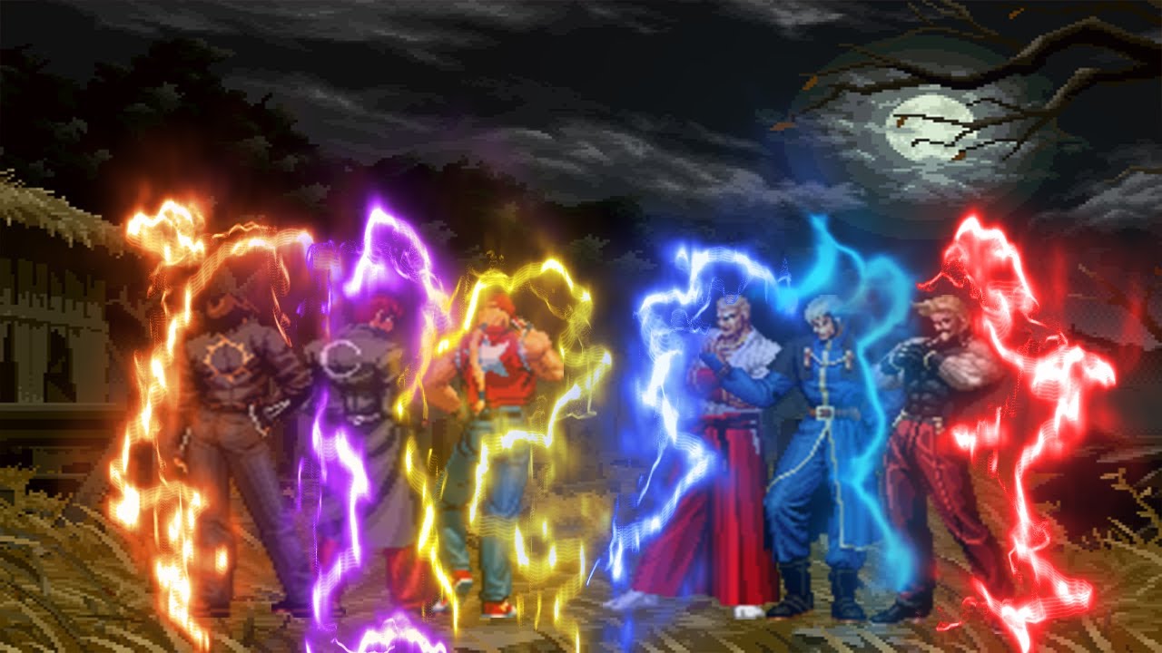 Terry, Iori and Kyo VS. Geese, Goenitz and Rugal (REMAKE)